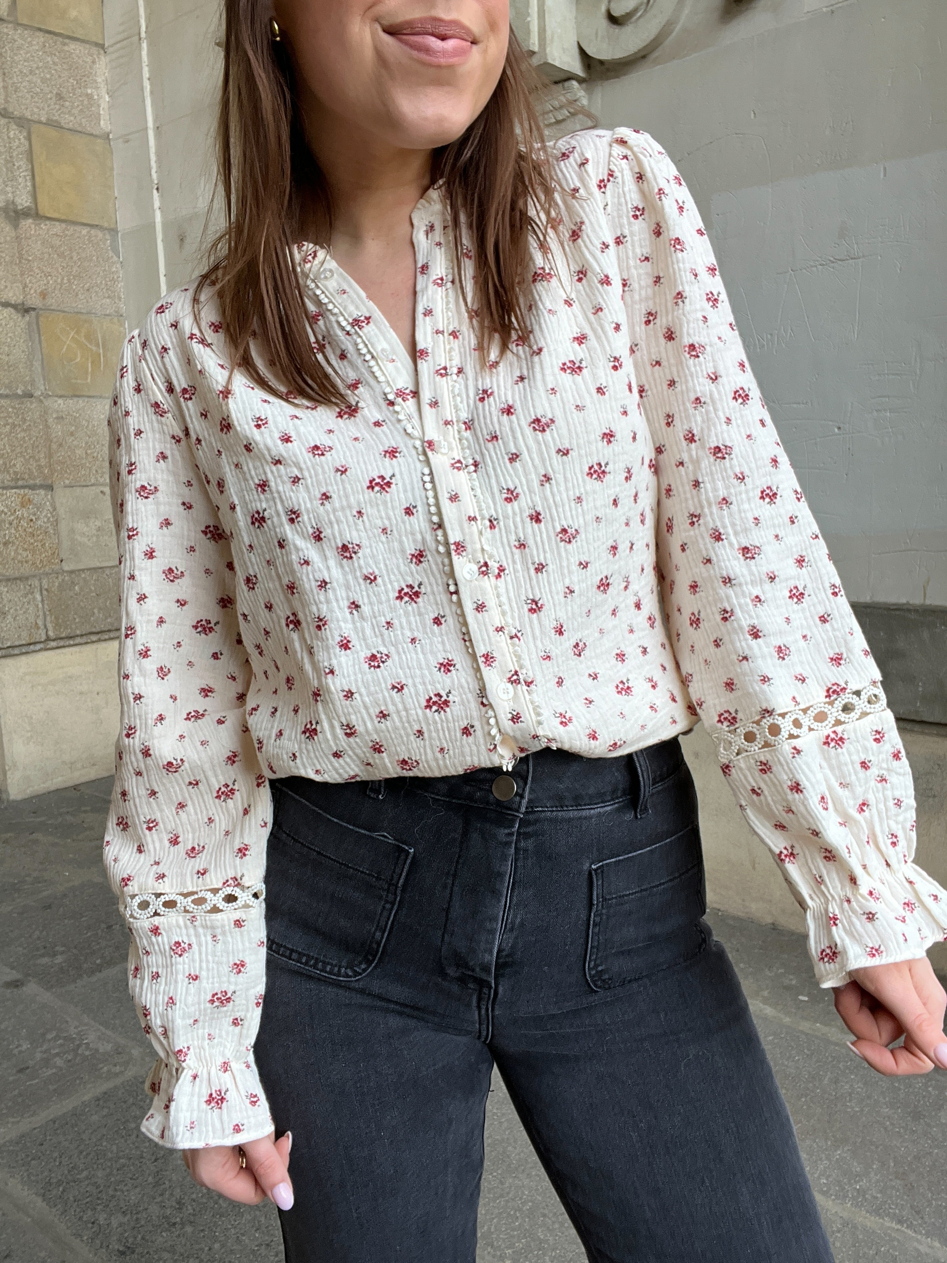 Blouse fleurie Eugenie