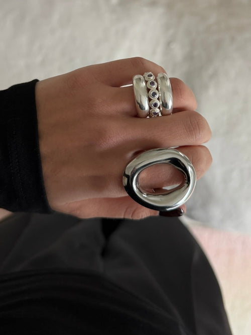 Bague Must Plateado