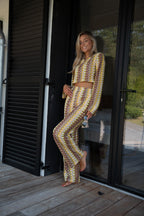 Blouse Brodée Yolande - Jaune