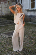 Pantalon Droit Loraine - Taupe