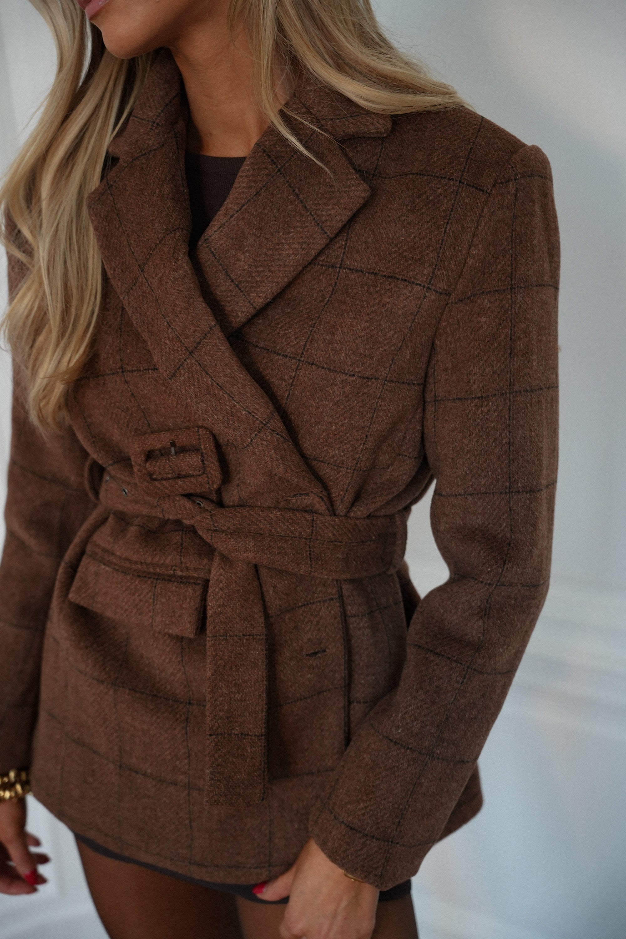 Olivia Brown - Wool Blazer Jacket