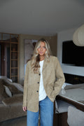 Blazer Suédé Trecy - Beige