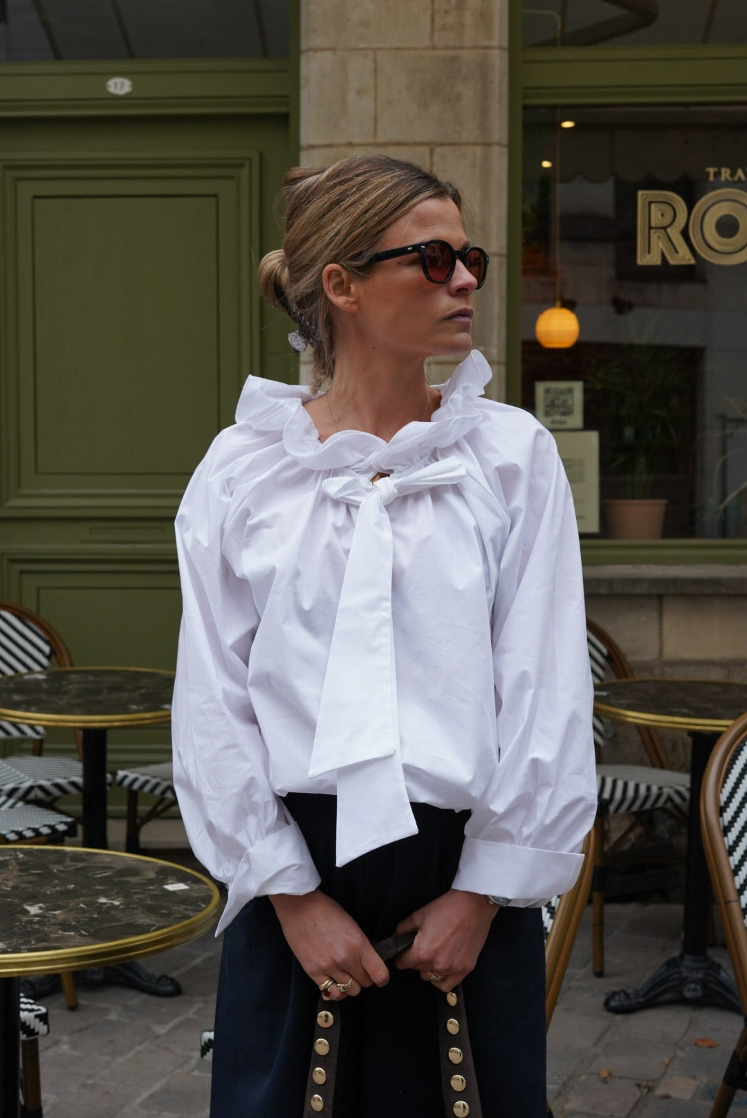Madeleine Blouse White