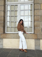 Vaqueros capri con bordado Lola