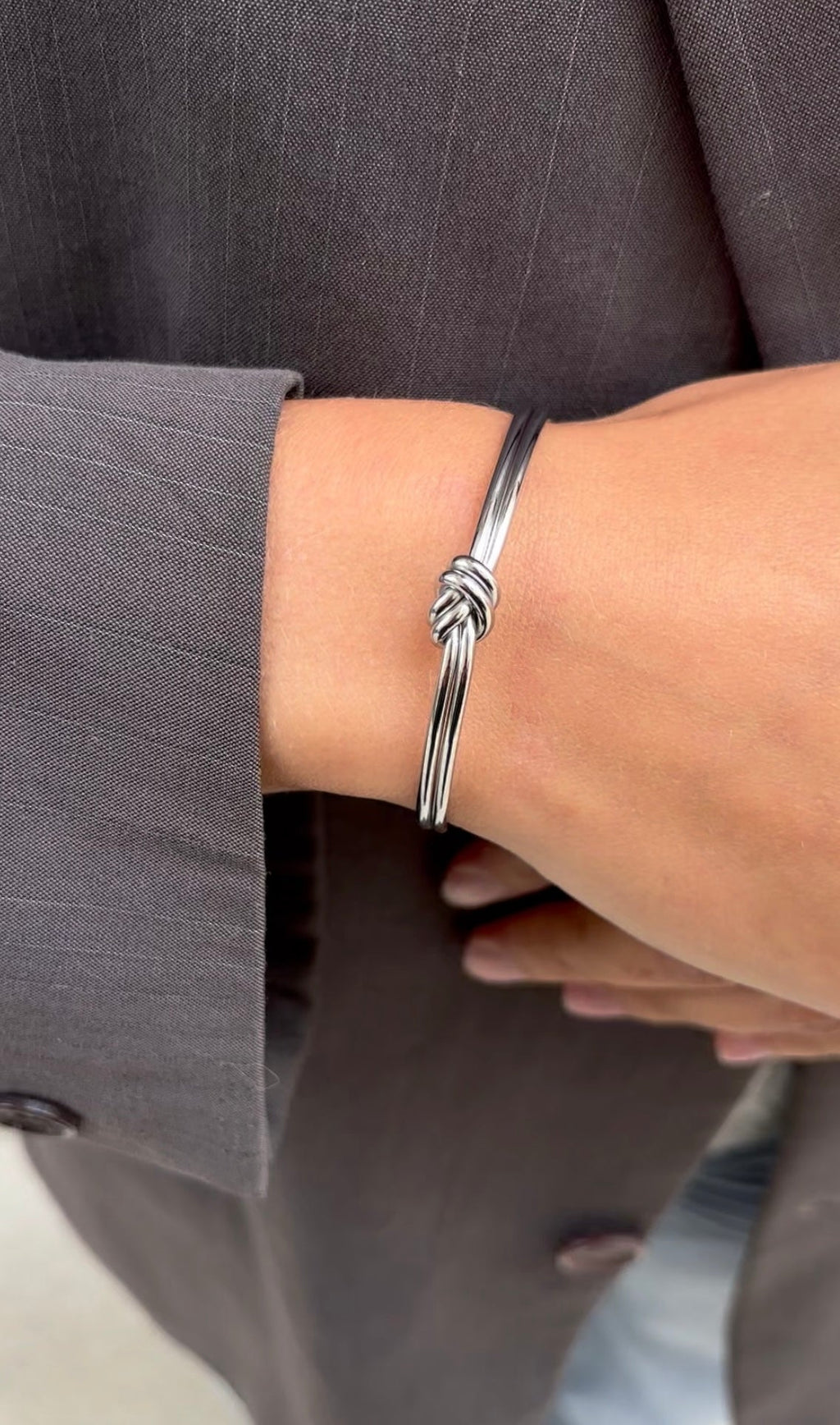 Knot Bangle Bracelet