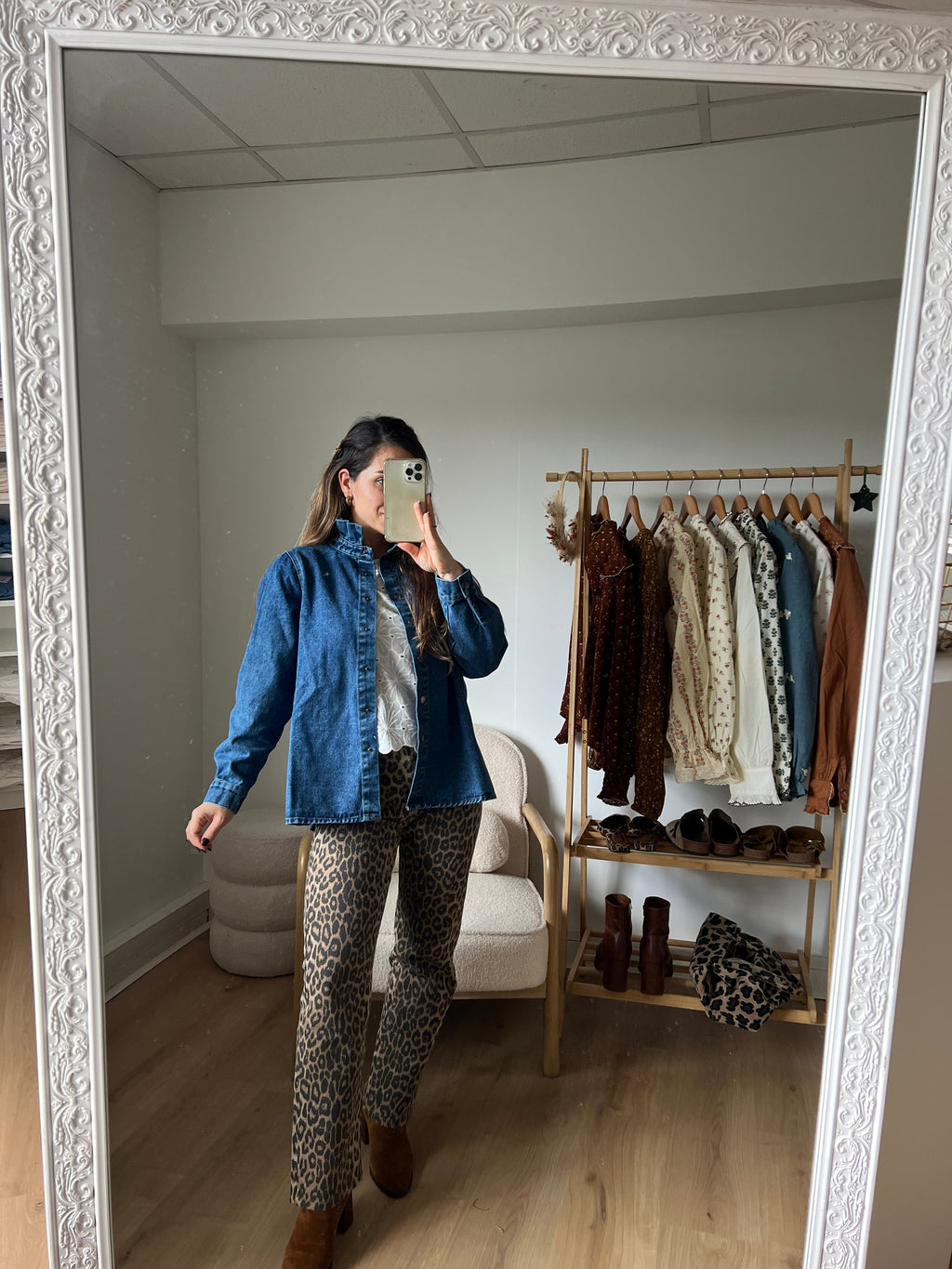Veste En Jean Céleste