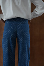 Antoine Wide Polka Dot Jeans