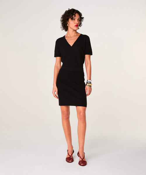 Falda Corta - Negro - Mujer