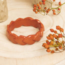 Sven Resin Bangle - Butternut