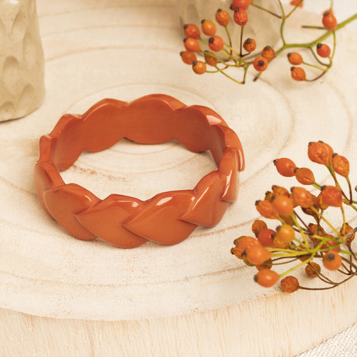 Brazalete de resina Sven - Butternut