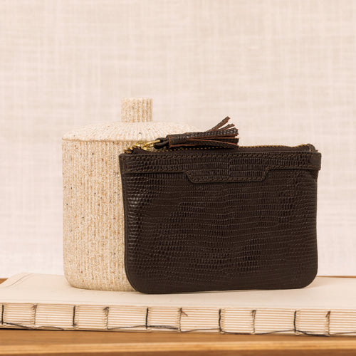 Pochette Misha - Lezard Ganache