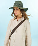 Vestido camisero de lino - Beige - Mujer