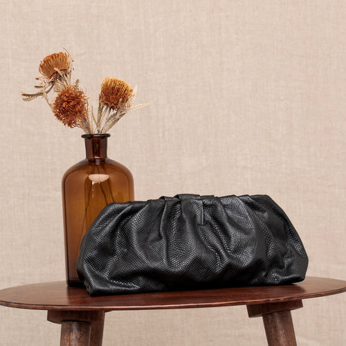 Sac Sofya - Python Noir