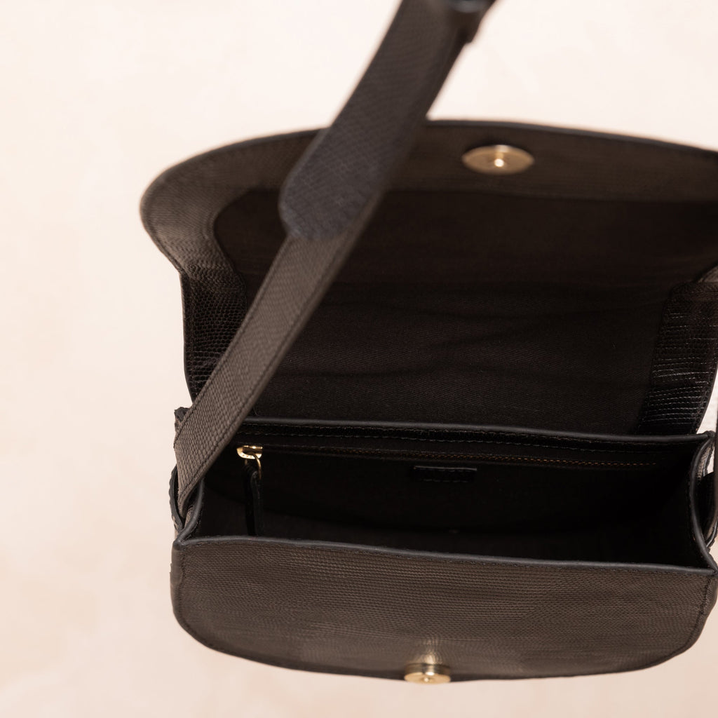 Bolso Gaby - Lagarto Negro