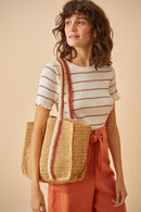 Bolso Mini Neli - Natural y Terracota