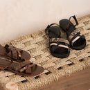 Rhodes Sandal - Bronze Snake