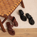 Sandales Agria - Lezard Cognac