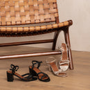 Chrysi High Heel Sandal - Black