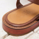 Sandale Talon Plat Paige - Chataigne