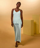 Camiseta sin mangas - Verde agua - Mujer