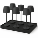Cordless Table Lamp - 6X Abby Black