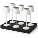 Cordless Table Lamp - 6X Abby White
