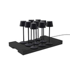 Emily - Lámpara de mesa inalámbrica - Acero - Negro