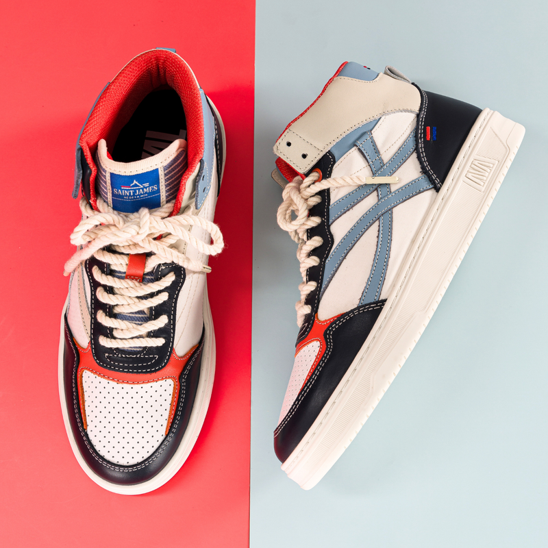 Baskets CAVAL x Saint James - Mid