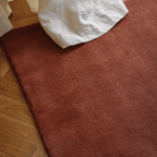 Tapis 100% Laine Nouvelle-Zélande - Rouille