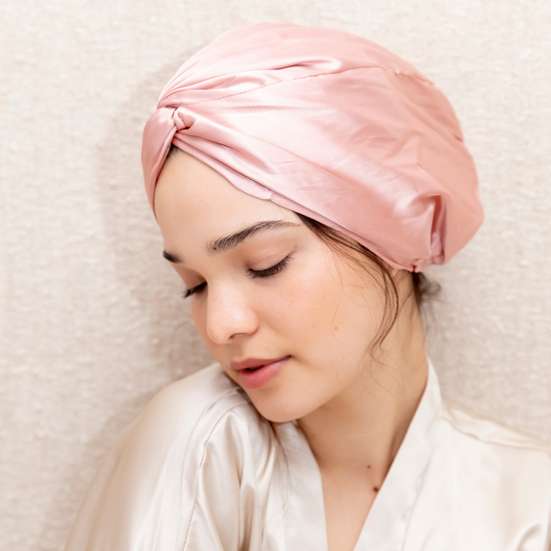 Le Turban En Satin - Rose Gold