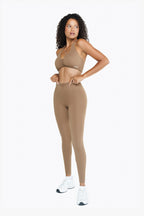 Sujetador deportivo Aura Lace - Café Latte