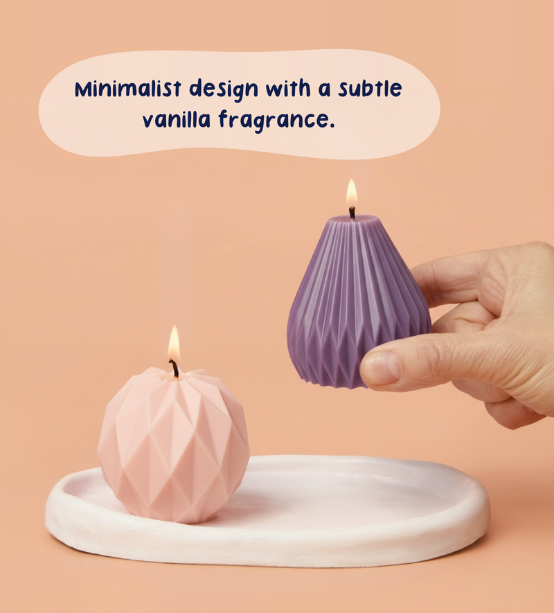 Creative Candle & Clay Kit - Geometric Glow