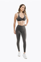 Leggings Crossed Lift - Smoke