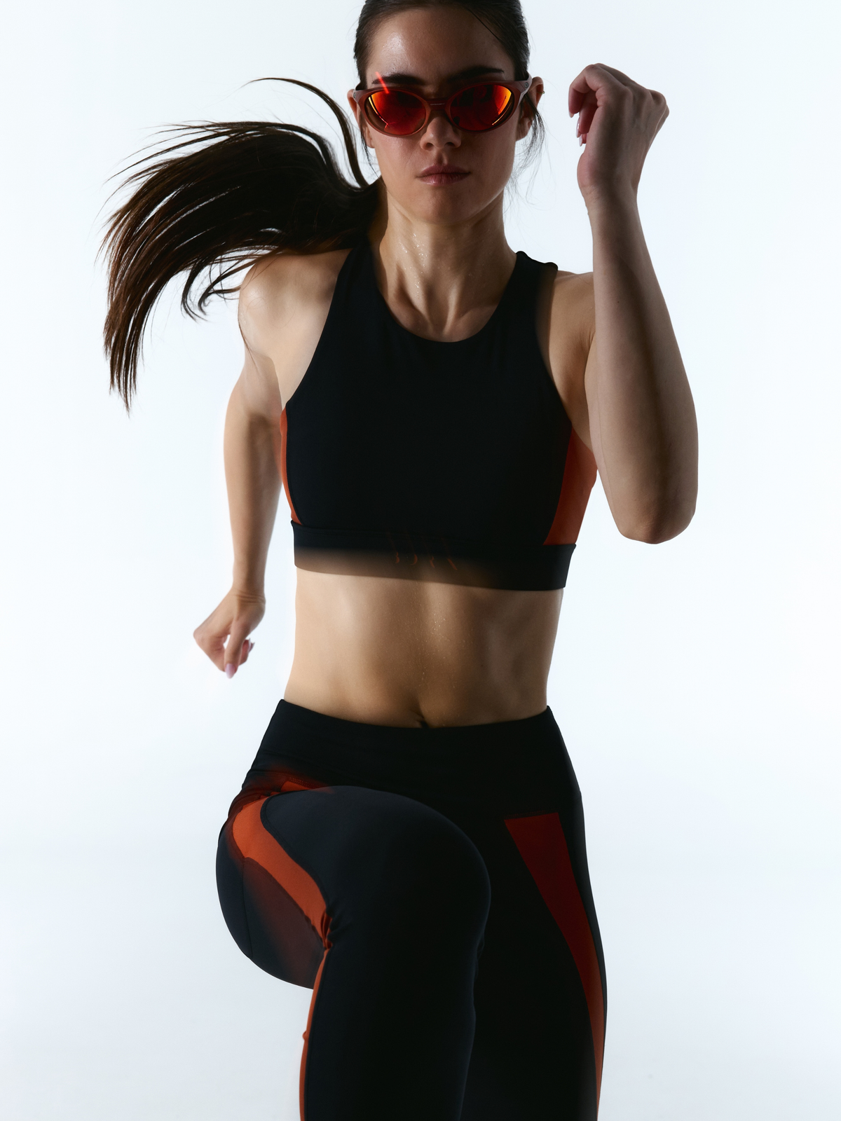 Leggings Tao - Noir/Bombay - Dame