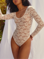 Body White Roses lingerie