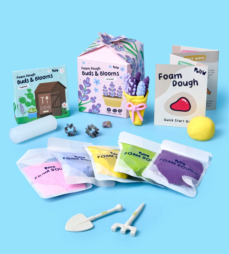 Foam Dough Collectibles: Buds & Blooms - Lavender