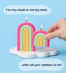Creative Candle & Clay Kit - Rainbow Radiance