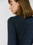 Robe Sparkle Blue Mini Manches Longues