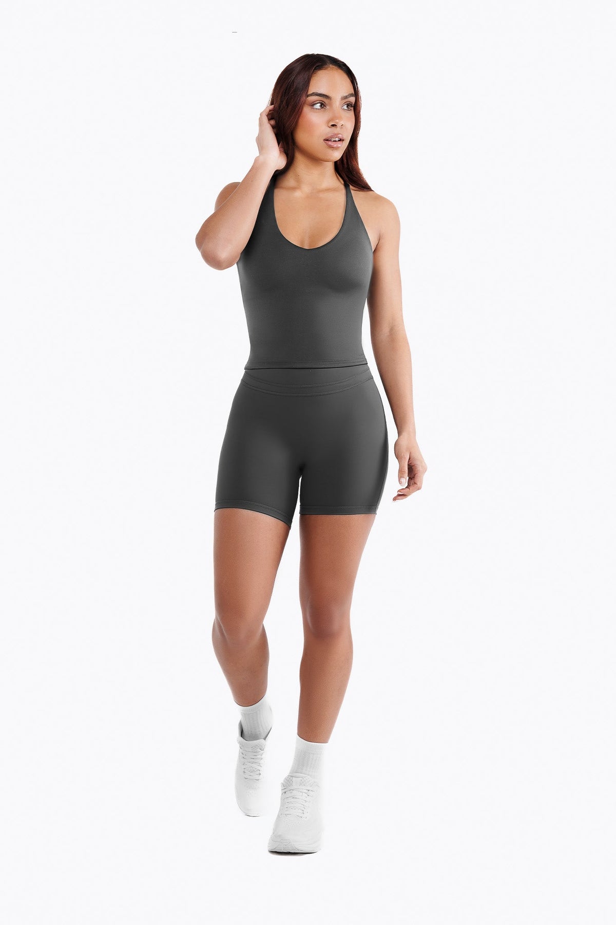 Allure Tank Top - Shadow Grey