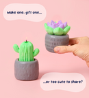 Creative Candle & Clay Kit - Cacti Creations