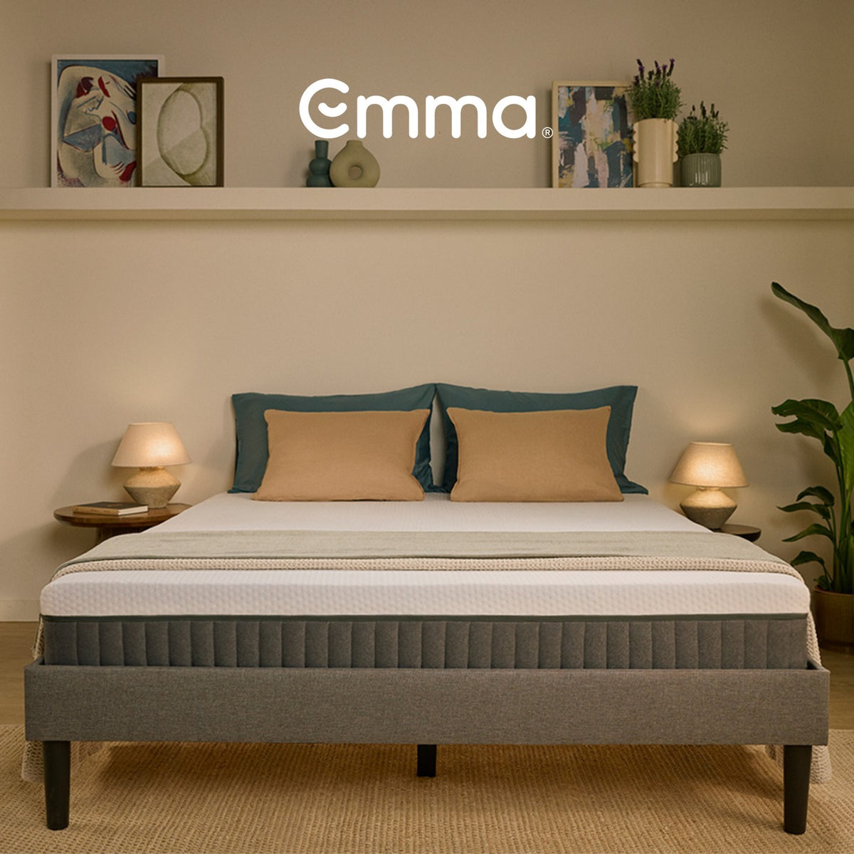 Embos - Bundle - Original Lite Mattress + Waterproof Mattress Protector - White