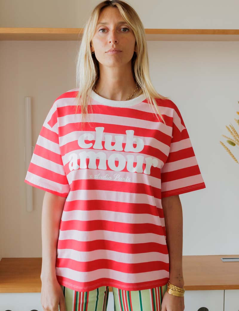 T-Shirt Rouge Club Amour