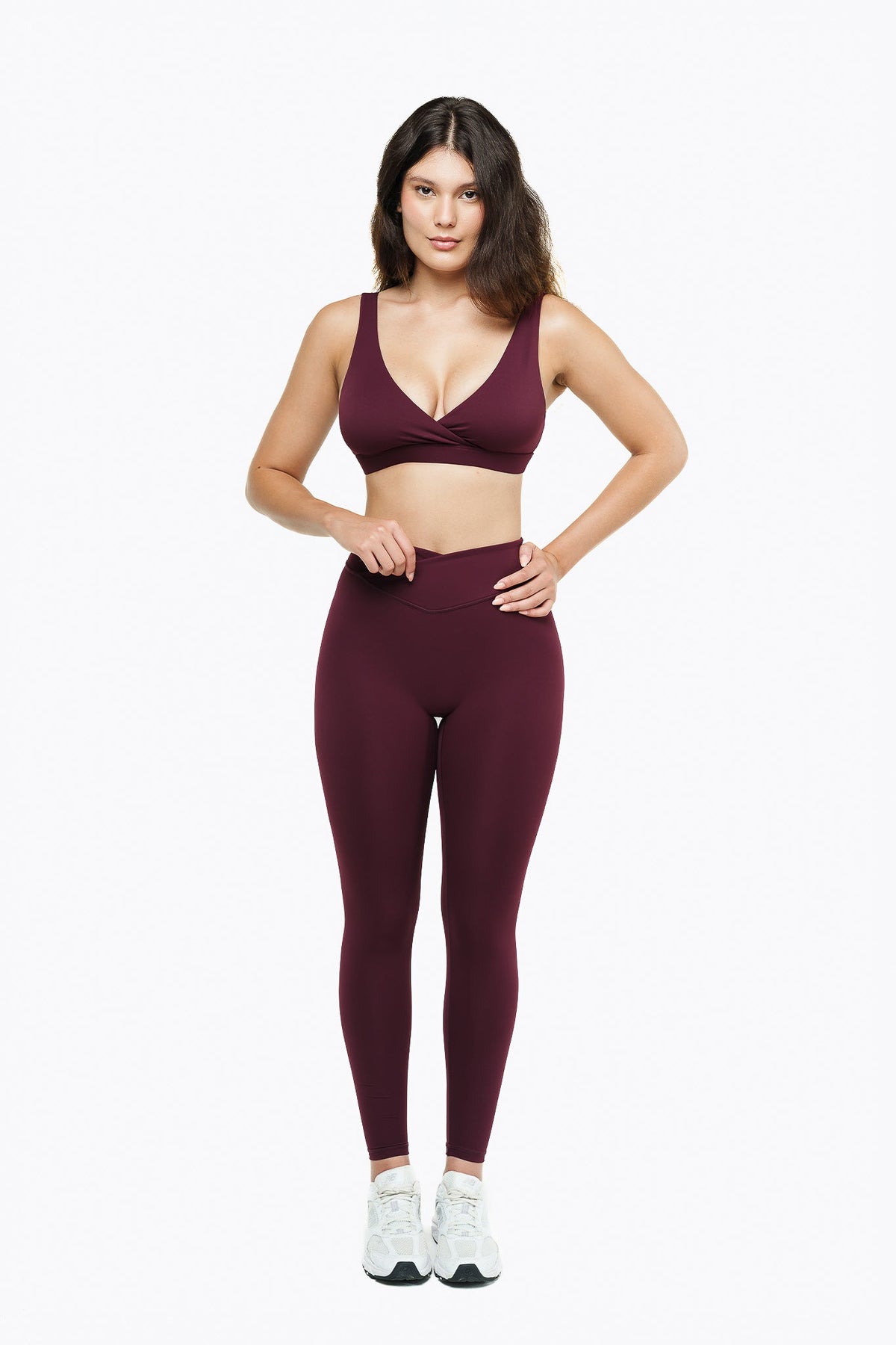 Reggiseno sportivo Crossed - Deep Purple