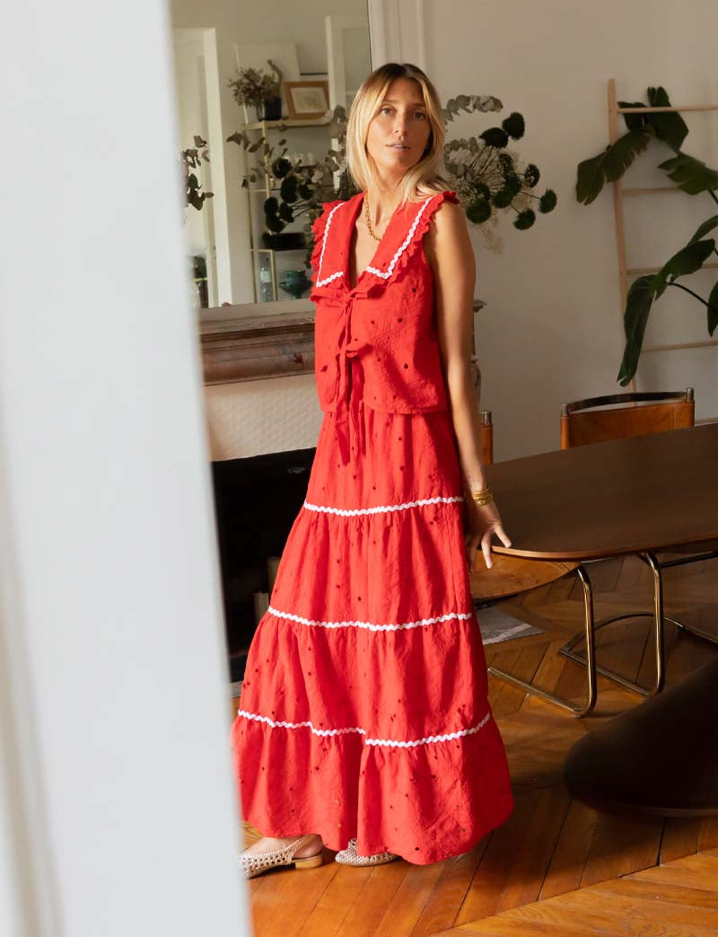 Top In Pizzo Rosso Mosa