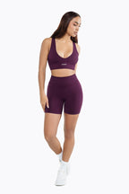 Reggiseno sportivo Crossed Back - Dark Berry
