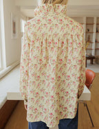 Chemise Jaune Fleurie Gustava