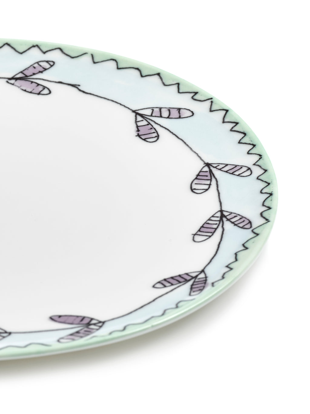 Midnight Flowers - Lot De 2 Assiettes - L - Porcelaine Bone China - Blossom Milk