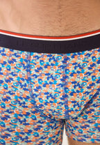Boxer Marius Confetti En Coton - Bleu Nautique