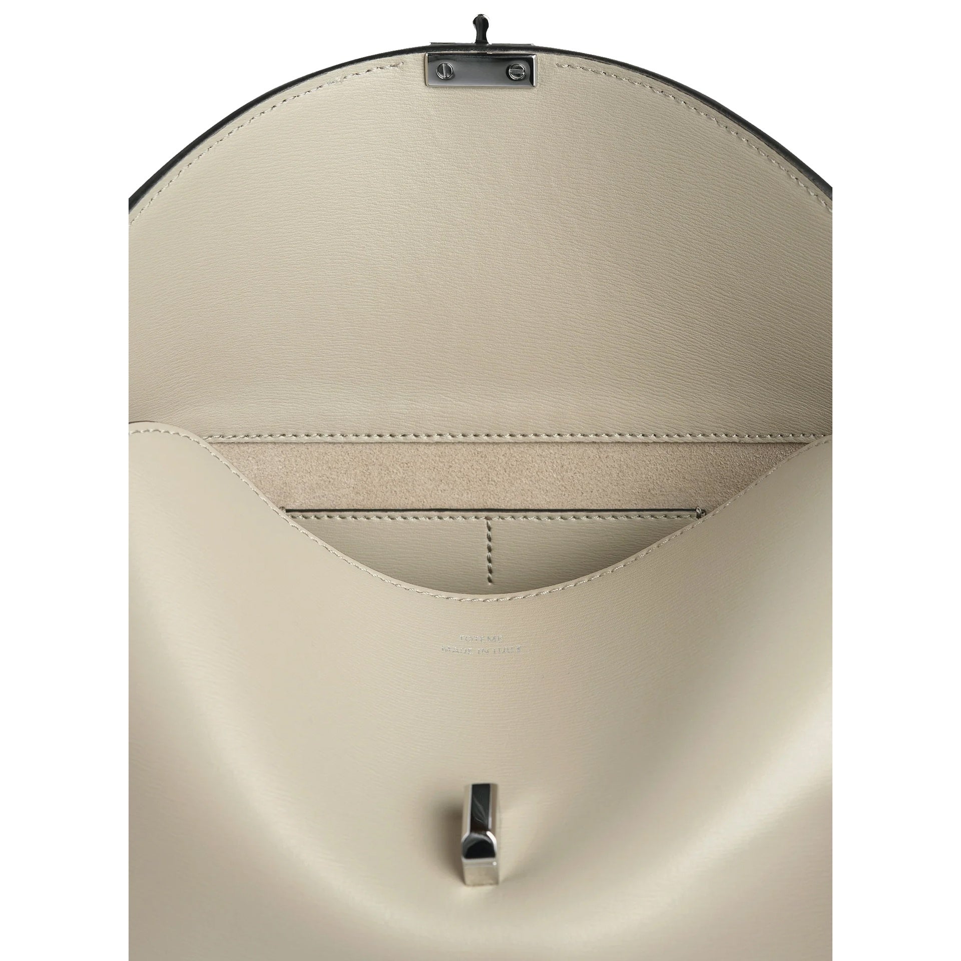 Toteme - T-Lock Leather Pouch - Women - Cream