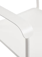 August - Chaise À Accoudoirs - Aluminium - Sable